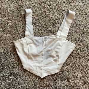 White crop tank